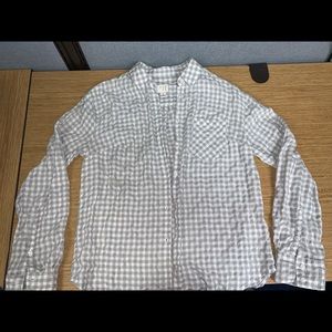 A New Day Flannel Button Long Sleeve Shirt Small